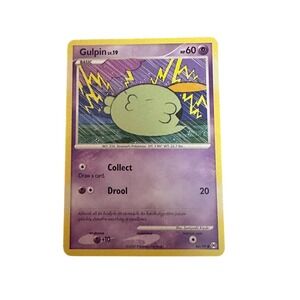 Gulpin Pokemon Card 66/99 2009 Nintendo Lv.19 Collect Drool TCG MP/LP